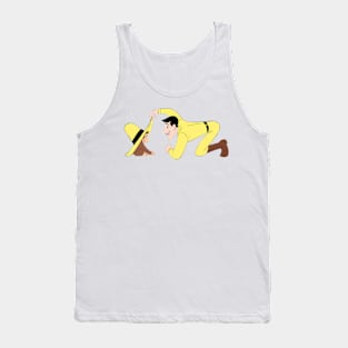 Curious George Man In The Yellow Hat 2 Tank Top